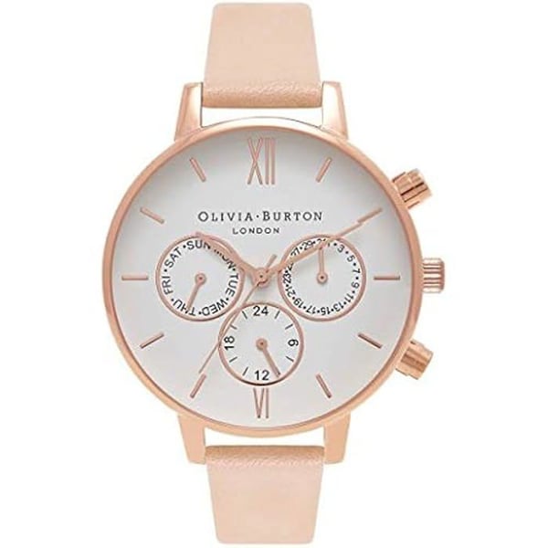 Klocka - OLIVIA BURTON - OB16CG88 - Chrono - Naken persika och roséguld - Dam
