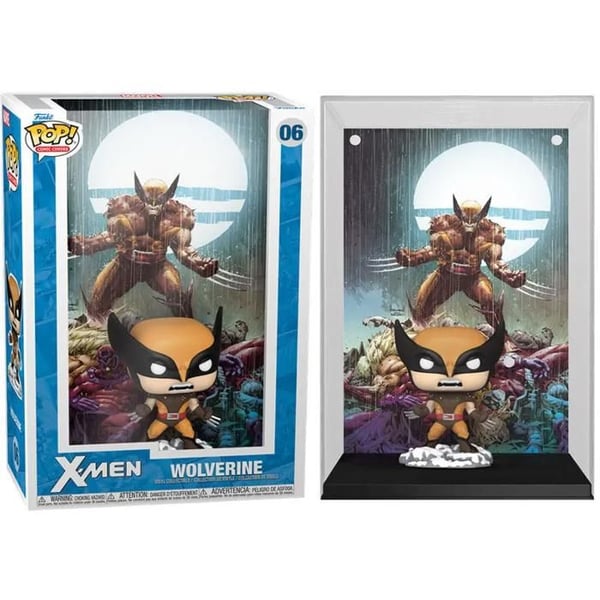 POP Comic Cover - Marvel - Wolverine - Figurinstil comic - Svart färg - För vuxna- USED