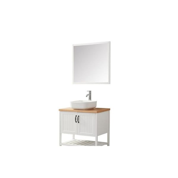 Vitt badrumsset 80 cm