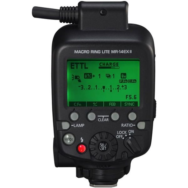 Extern blixt - CANON - MR-14EX II - Nummer 14 - Makro - 4 AA-batterier