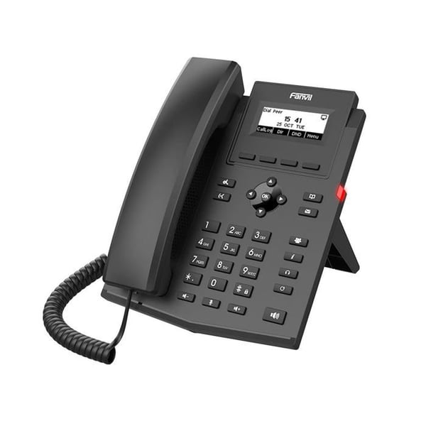 IP-telefon - Fanvil - X301W - Svart - 2 linjer - LCD-skärm