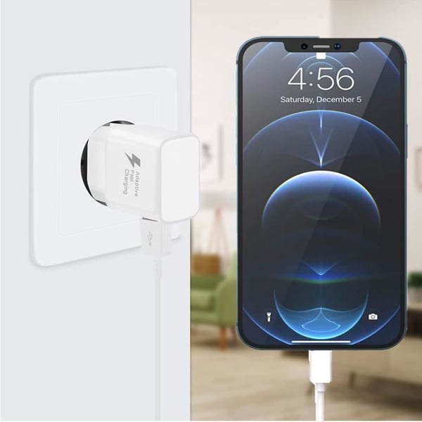 Pack Laddare + Kabel - BLU - Bold N3 - Snabbladdning 3A - USB-Type C - Optimal säkerhet