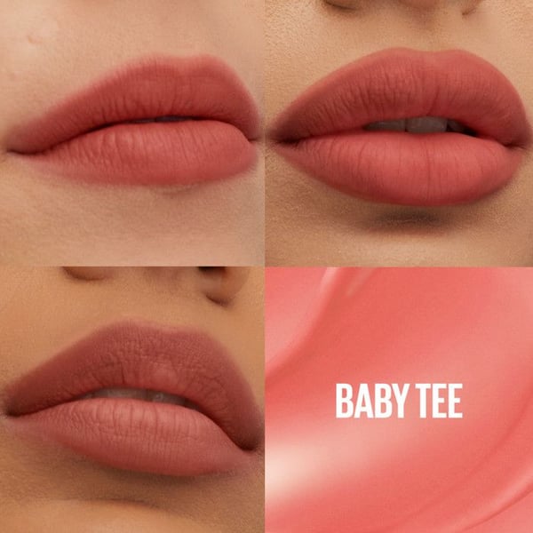 Maybelline New York Superstay Teddy Tint Läppblush i matt, smälld finish 25 BABY TEE