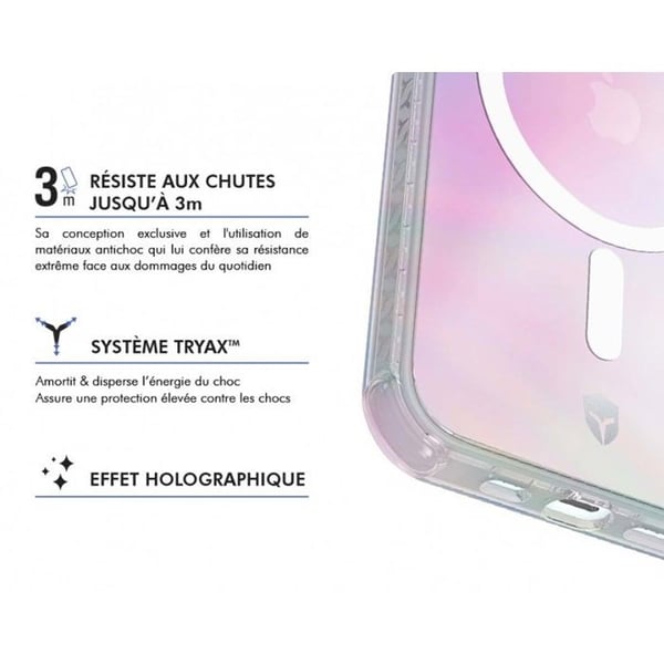 Coque FC Air MagSafe - IPhone17 Pro - Holografisk