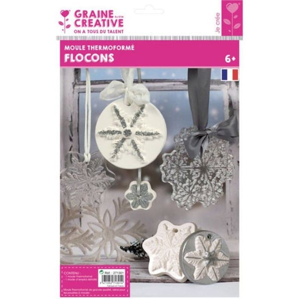 Graine Créative - Termoformad form Flocons