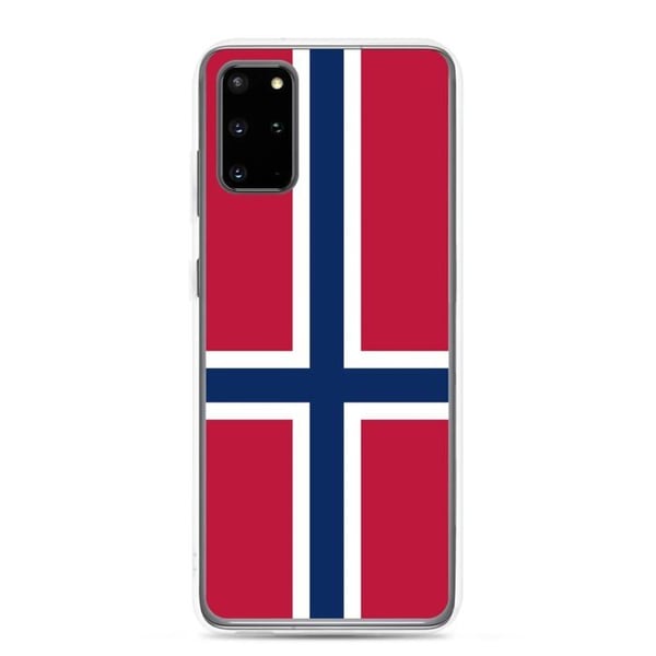Mobilskal - Samsung - Galaxy S20 Ultra - Norges flagga - Mjuk - Flerfärgad