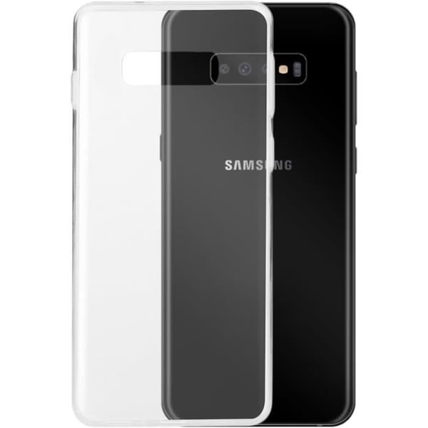 Transparent mjuk skal - Samsung - Galaxy S10+ - Transparent skydd - Svart - Unisex