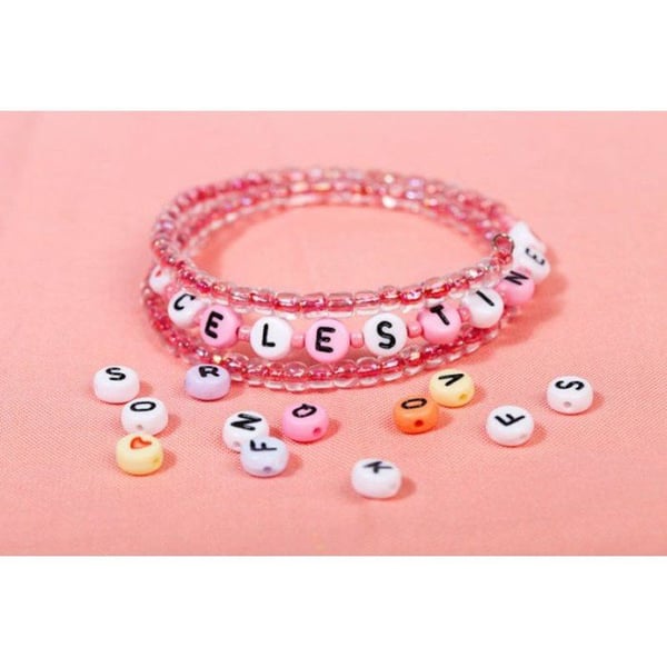 Armband - GRAINE CRÉATIVE - Minnesträng - Förpackning med 10 - Diameter 7 cm - Blandet