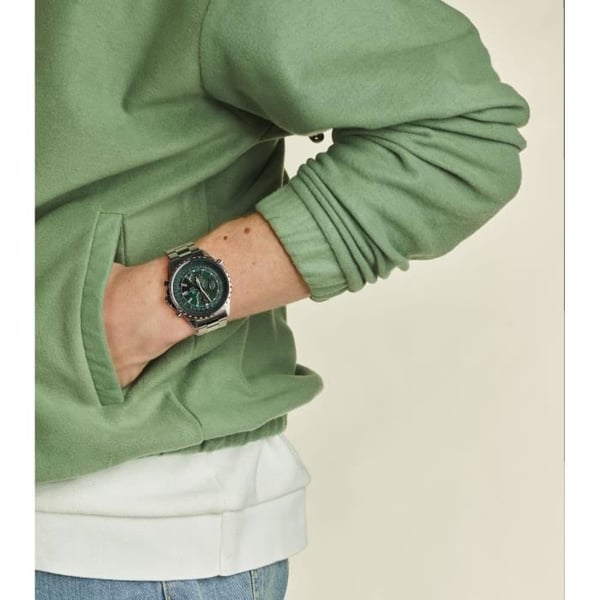 Stainless steel watch EDIFICE - CASIO - Grå - Quartz - Mineralglas - Analogisk