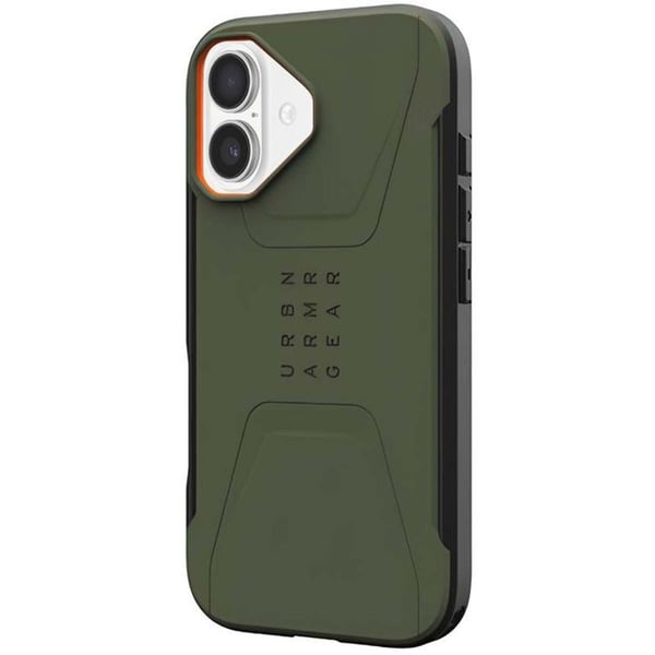 MagSafe Cover - UAG - iPhone 17 - Stødabsorberende - Hexagonal Mønster - Olivengrøn