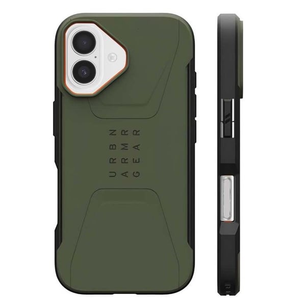 MagSafe Cover - UAG - iPhone 17 - Stødabsorberende - Hexagonal Mønster - Olivengrøn