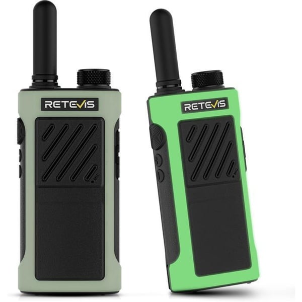 Retevis RB666P Professional Walkie Talkie, 1500mAh, Type-C, 16 kanaler, CTCSS/DCS, VOX, Tvåvägsradio för familjen, camping