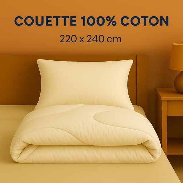 'COUETTE NOE - 240X220 - 100% BOMULL - 350G/M²'
