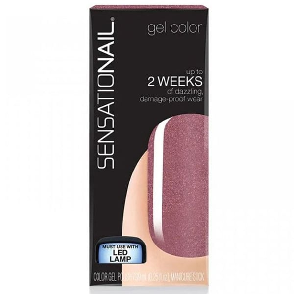 Sensationail - Gel Nagellack - Förförisk Vinröd
