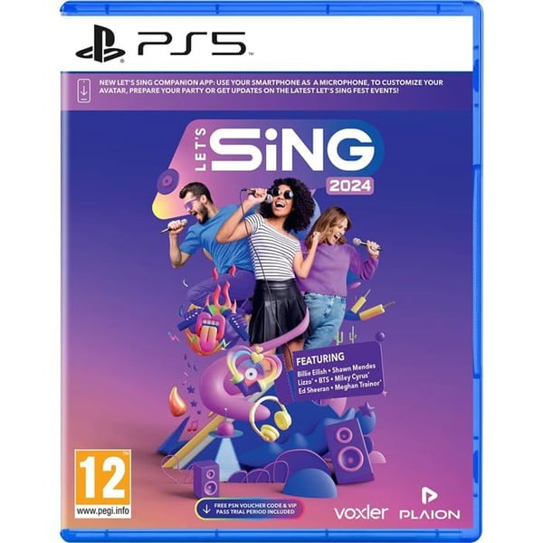Spelet Let's Sing 2024 - RAVENSCOURT - PS5 - Karaoke - 20 hits - Karriärläge