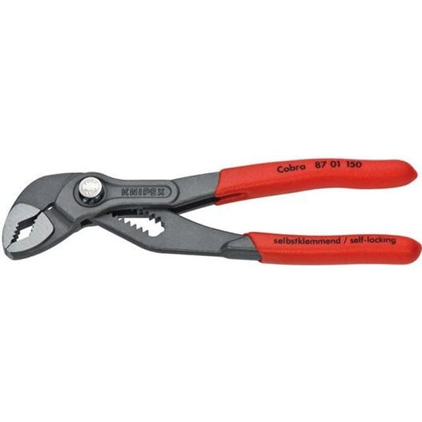Multitang - KNIPEX - COBRA® - Kapacitet 42 mm - Rød - Elektrisk beskyttelse