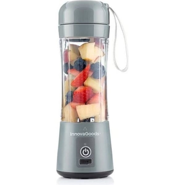 Bärbar Mixern - SHOP-STORY - SHAKUIT - Uppladdningsbar - Färg Grå - Idealisk för Smoothies