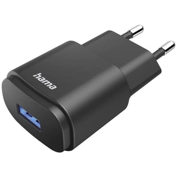 Hama USB-laddare 6 W 1x USB-A svart inomhus