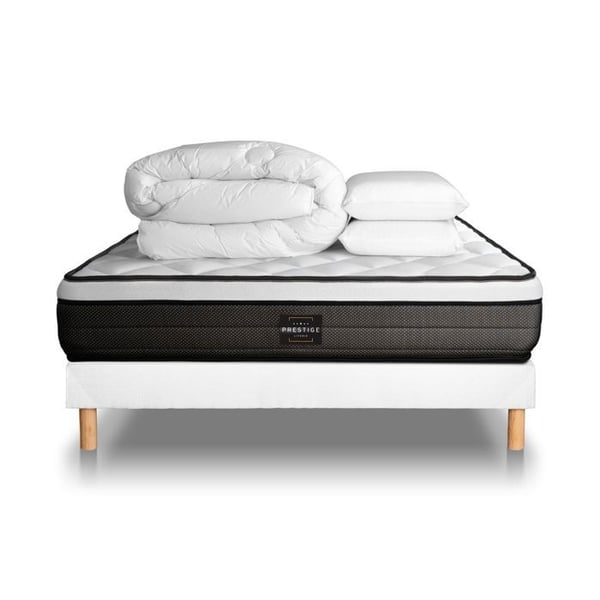 Pack Suite 140 x 190 cm sängram Kit Vit