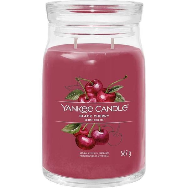 Bougie signatur cerise griotte stort modell - Yankee Candle