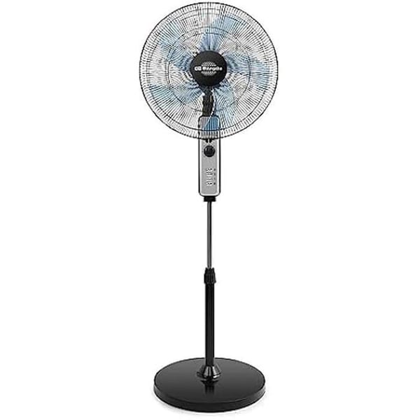 Stående fläkt - ORBEGOZO - Sf 1046 - 45 cm - Vit och röd - På stativ