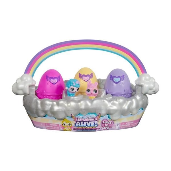 SPIN MASTER KORG MED 6 HATCHIMALS ÄGG