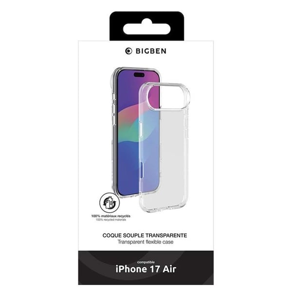 Silisoft-skal - IPhone Air - Transparent