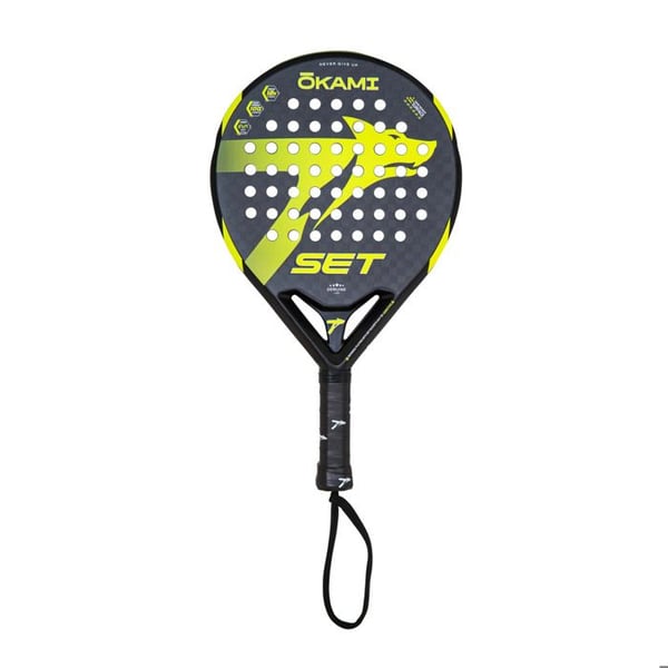 Padelracket - SET - Okami - Hög kontroll - Balancerad rund form - 12K kolfiber ytor