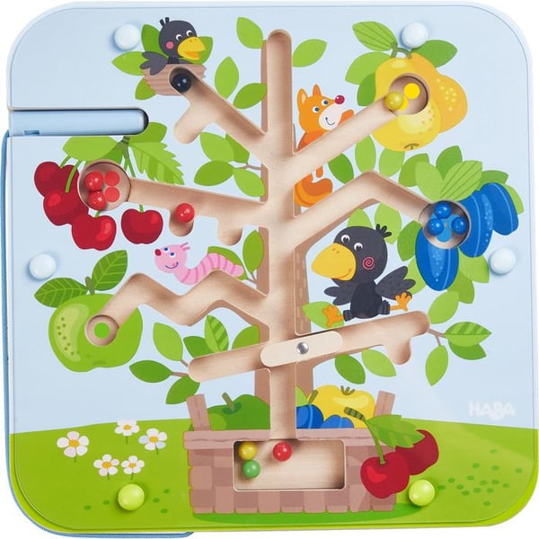 Magnetic Game The Orchard - HABA - Maze Puzzle with Magnetic Marbles - Barn från 3 år och uppåt