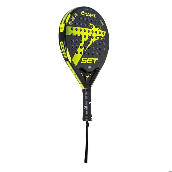 Padelracket - SET - Okami - Hög kontroll - Balancerad rund form - 12K kolfiber ytor