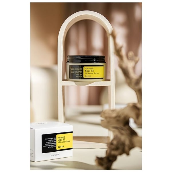 Fugtgivende creme - Cosrx - ADVANCED SNAIL 92 - 100 g - Alle hudtyper - Creme tekstur