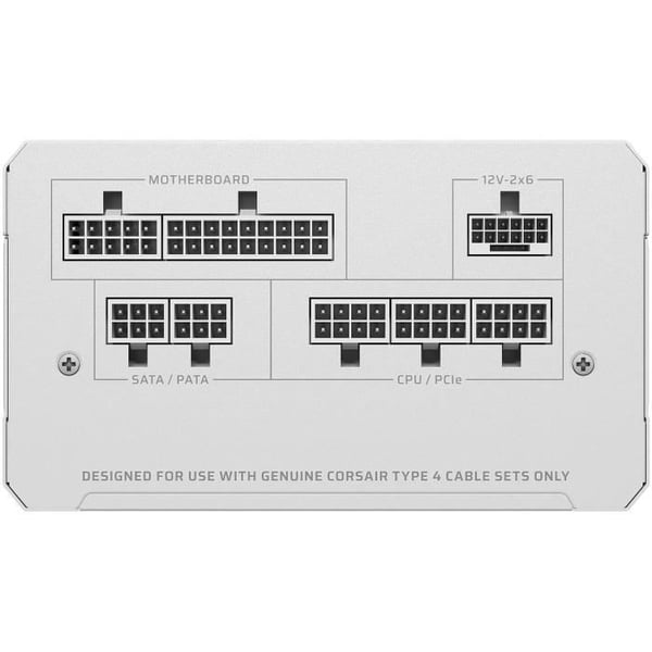 Strömförsörjning PC - CORSAIR - CP-9020293-EU - RMe White Series RM850e White - 850 W - ATX 3.1