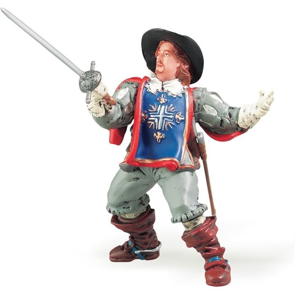 Figurin - PAPO - Porthos 8 cm X 10 cm - Barn - Pojke - Från 3 år