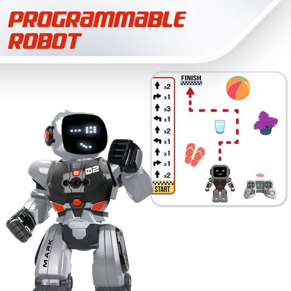 Robot Leksak - Xtrem Bots - Mark - Fjärrstyrd - Programmerbar - Gesterstyrning