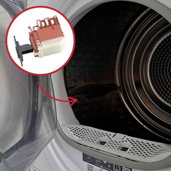 SOS Tillbehör Strömbrytare för Torktumlare - 481227618278 WHIRLPOOL, BAUKNECHT, IGNIS, LADEN, BAUCNECHT
