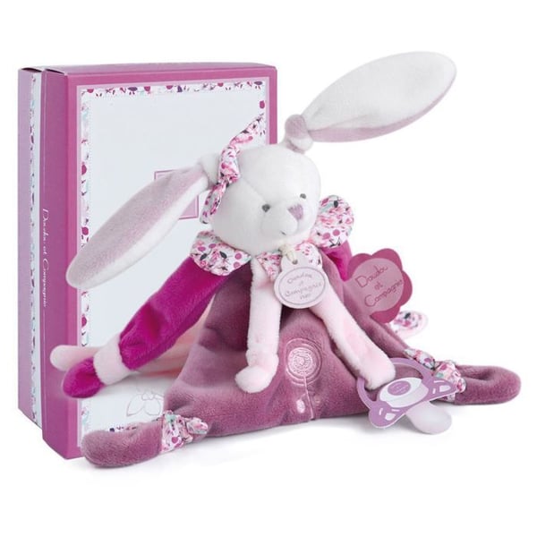 Sutteklud med tilbehør - DOUDOU ET COMPAGNIE - Kirsebær og Lille Kål - Rosa - Til baby