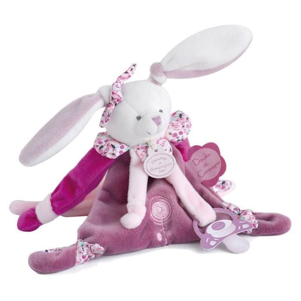 Sutteklud med tilbehør - DOUDOU ET COMPAGNIE - Kirsebær og Lille Kål - Rosa - Til baby