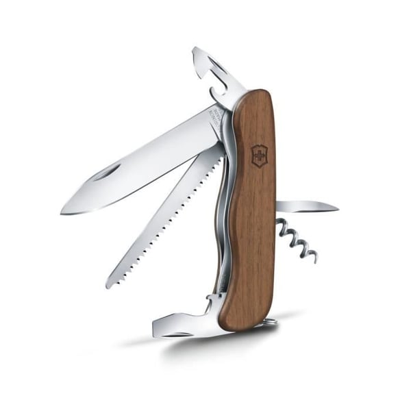 Couteau Svejser - VICTORINOX - Forester Wood - 10 Funktioner - 111 mm - Valnøddetræ