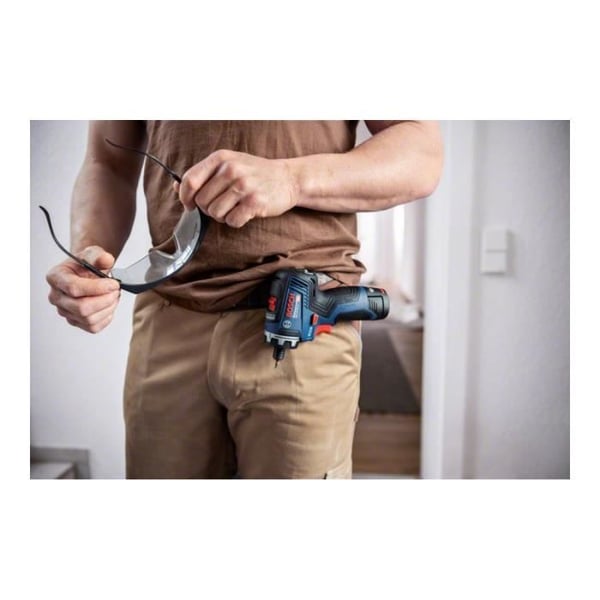 Trådløs skruetrækker - BOSCH PROFESSIONAL - GSR 12V-35 HX - Kompakt og effektiv - 2 batterier GBA 12V 3.0Ah