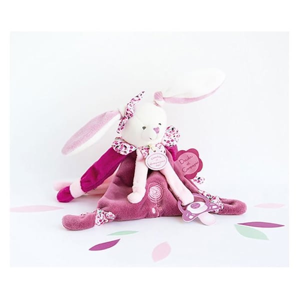 Sutteklud med tilbehør - DOUDOU ET COMPAGNIE - Kirsebær og Lille Kål - Rosa - Til baby