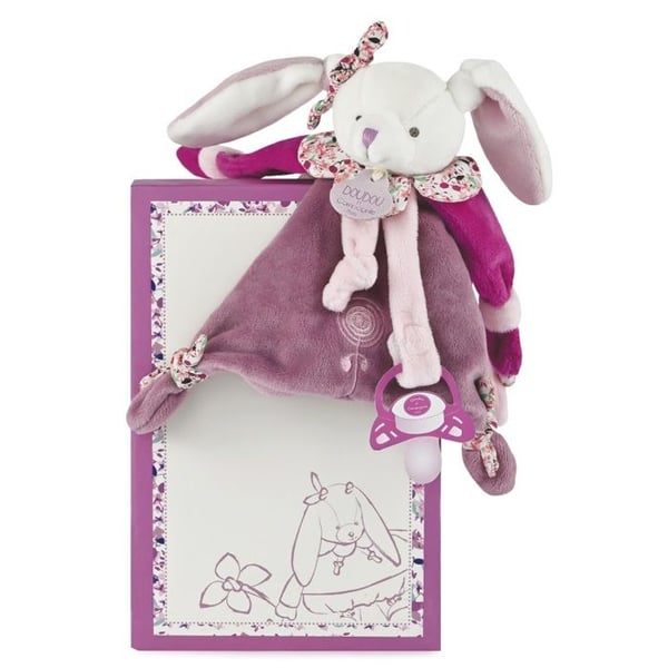 Sutteklud med tilbehør - DOUDOU ET COMPAGNIE - Kirsebær og Lille Kål - Rosa - Til baby