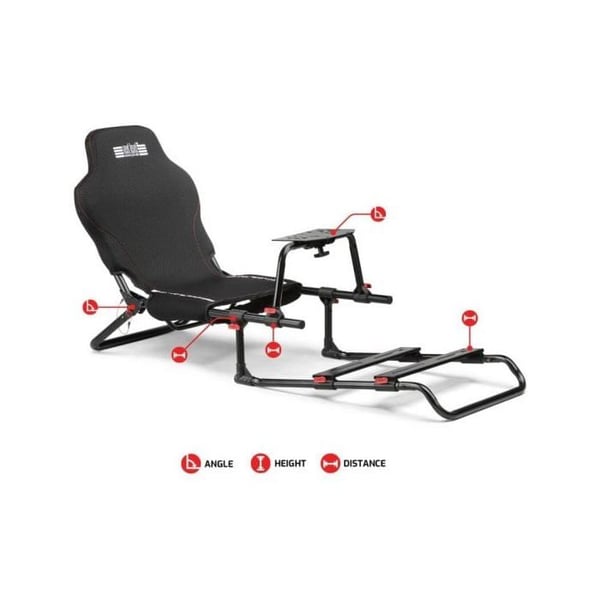 Racersimulator cockpit - NEXT LEVEL RACING - GTLITE Junior - Sort - 1 spiller - Unisex