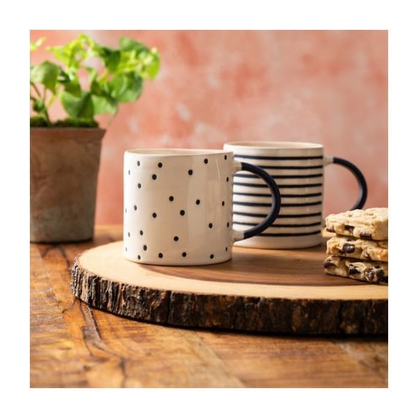 Mikasa grytasse | 390 ml | Randig
