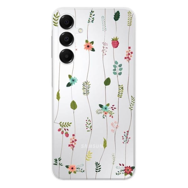 Silikonfodral - Kompatibel med Samsung Galaxy A36 5G - design med blommor