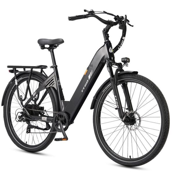 Elcykel TTGO C3 SE til voksne, motor 250 W, 28 tommer terrængående dæk, batteri 36 V 18 Ah