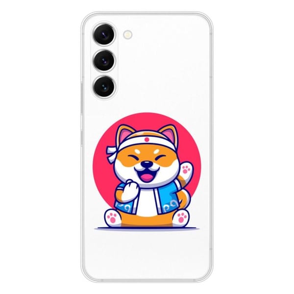 Skydd i silikon - Kompatibel med Samsung Galaxy S23 - design shiba ninja