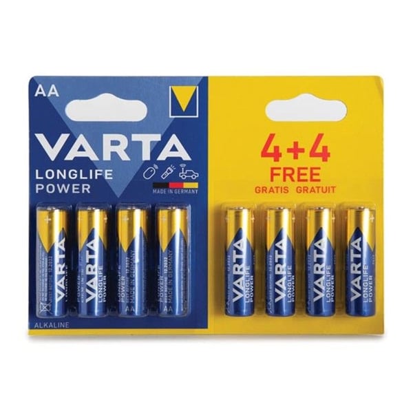 ALKALINE LR6/AA, 1,5 V PROMOPACK 4 + 4 st 4906.121.448 (blister)