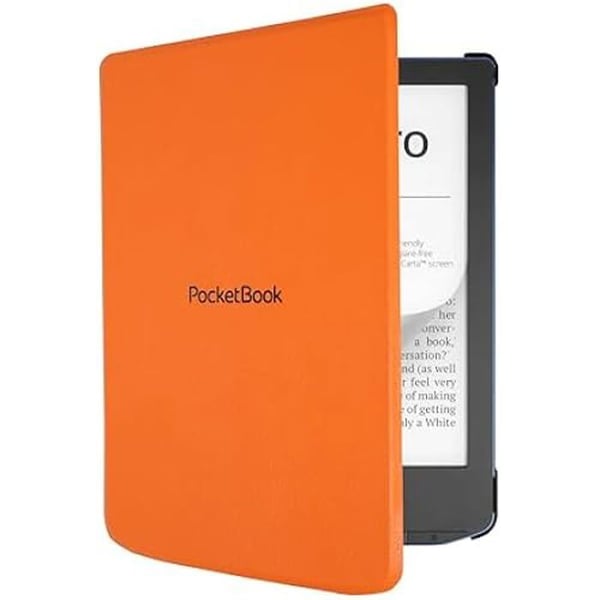 Skyddsfodral - PocketBook - Verse/Verse Pro - Motståndsmaterial - Sömnläge - Orange färg