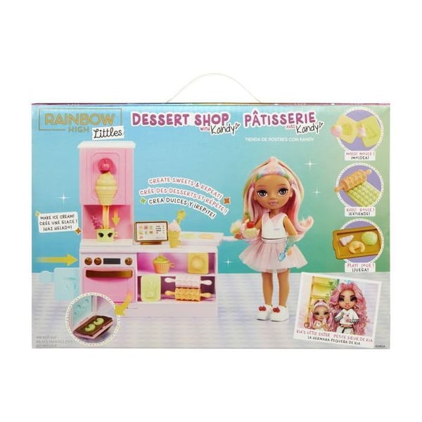 Köksaccessoarer - MERKLOOS - Rainbow High Little Compact Playset - Rosa - Docka Kandy - Modellera