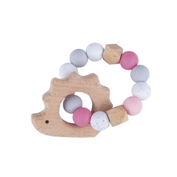 DIY Kit Teether - Igelkott - Rosa